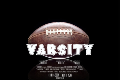 Varsity Collage Font Dm Letter Studio 