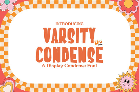 Varsity Condense Font Dm Letter Studio 