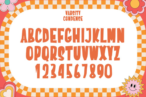 Varsity Condense Font Dm Letter Studio 
