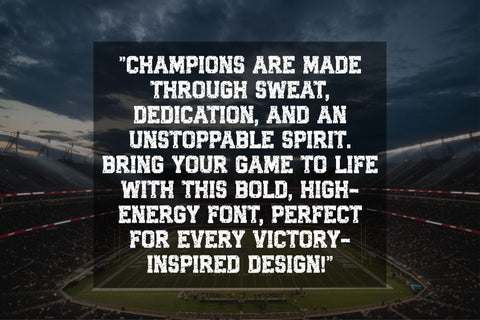 Varsity Distressed Font | Bold Grunge Sports Typeface SVG TonisArtStudio 