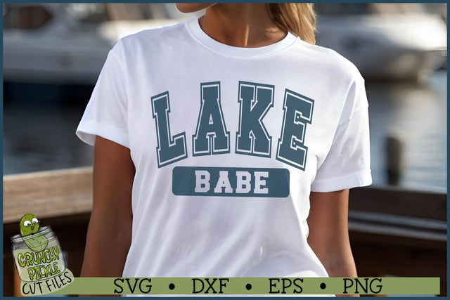 Varsity Lake Babe SVG File SVG Crunchy Pickle 