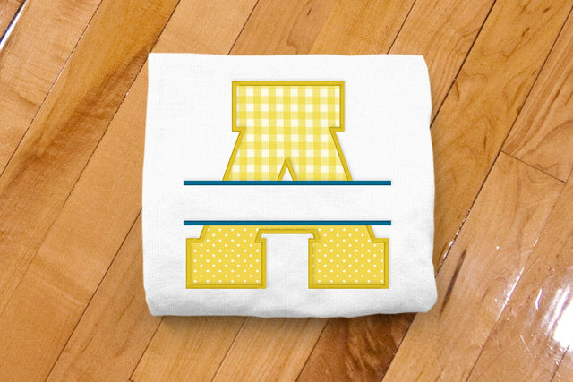 Varsity Letter A Split Applique Embroidery Embroidery/Applique DESIGNS Designed by Geeks 