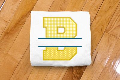 Varsity Letter B Split Applique Embroidery Embroidery/Applique DESIGNS Designed by Geeks 