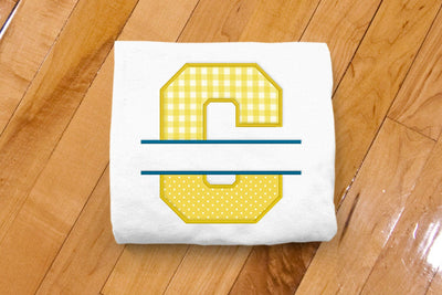 Varsity Letter C Split Applique Embroidery Embroidery/Applique DESIGNS Designed by Geeks 