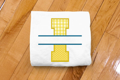 Varsity Letter I Split Applique Embroidery Embroidery/Applique DESIGNS Designed by Geeks 