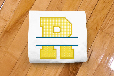Varsity Letter R Split Applique Embroidery Embroidery/Applique DESIGNS Designed by Geeks 
