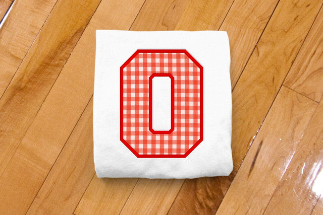 Varsity Number 0 Applique Embroidery Embroidery/Applique DESIGNS Designed by Geeks 