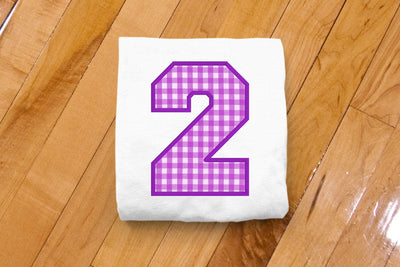 Varsity Number 2 Applique Embroidery Embroidery/Applique DESIGNS Designed by Geeks 