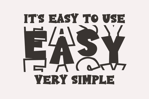 Varsity Simple Stacked Font Dm Letter Studio 