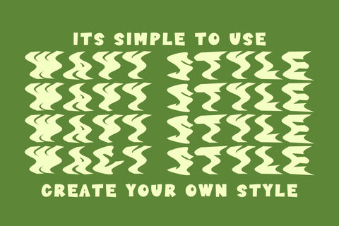 Varsity Wavy Font Dm Letter Studio 