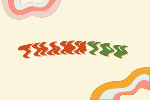 Varsity Wavy Font Dm Letter Studio 