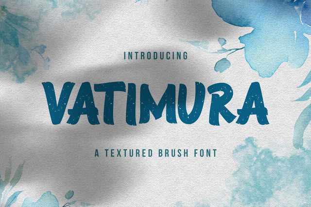 Vatimura - Textured Brush Font Font StringLabs 