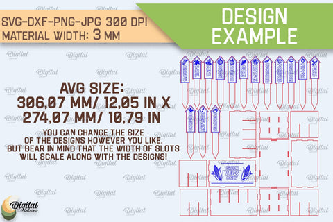 Vegetables Garden Stakes SVG. Plant Markers Laser Cut SVG Evgenyia Guschina 
