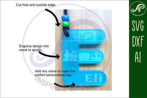 Vehicle theme tag letter designs keychain DIGITAL SVG SVG APInspireddesigns 