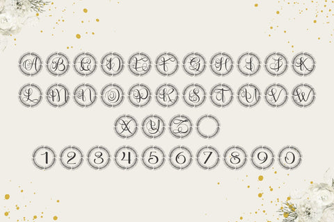 Velantra Monogram Font Font Dm Letter Studio 