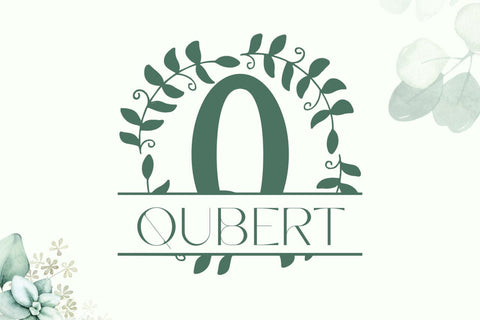 Veloriax Split Monogram Font Font Dm Letter Studio 