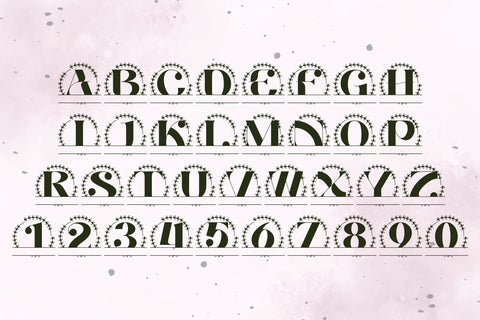 Veloura Crest Split Monogram – Elegant Split Serif Font with Crest-Style Flair Font Dm Letter Studio 