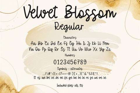 Velvet Blossom Fonts, Cute Font Bundle, Script Handwritten Font, Goodnotes Font, Cursive Font, Font for Cricut, Silhouette, Procreate, Canva Font TonisArtStudio 