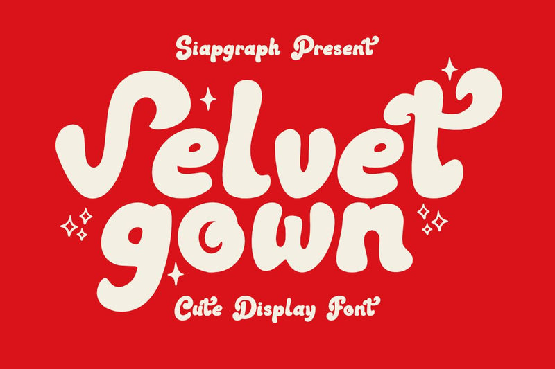 Velvet Gown - Bold Retro Font Font Masyafi Studio 