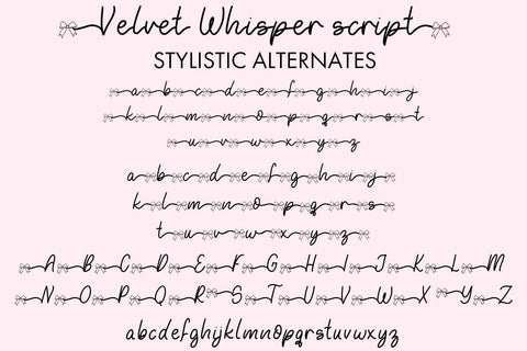 Velvet Whisper Font Duo Font Freeling Design House 