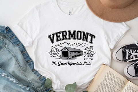 Vermont The Green Mountain State Est. 1791 SVG Angelina750 