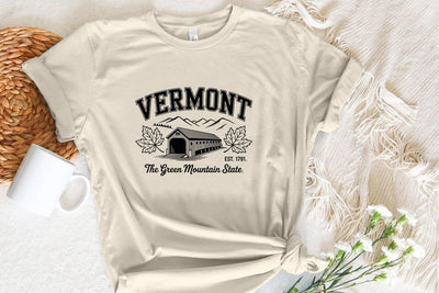 Vermont The Green Mountain State Est. 1791 SVG Angelina750 