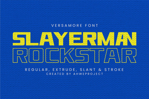 Versamore Font ahweproject 