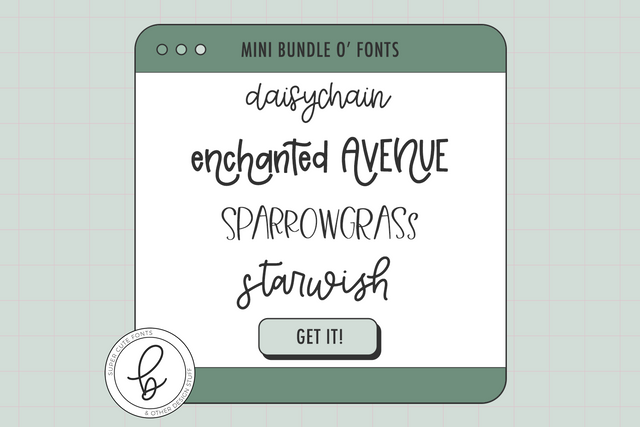 Versatile Fun Font Mini Bundle Font Beck McCormick 