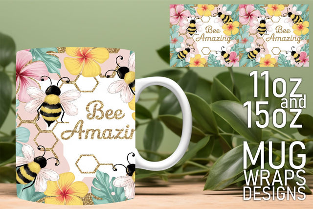 versatile mug templates! , Perfect for all occasions, Bee Sublimation HoodArtCraft 