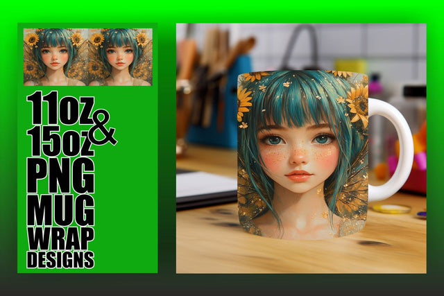 versatile mug templates! , Perfect for all occasions, Fairy Sublimation HoodArtCraft 