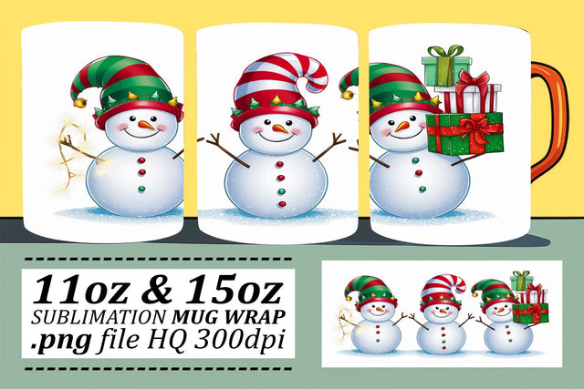 Versatile mug wrap designs, perfect for any celebration! , Christmas Sublimation afrosvg 