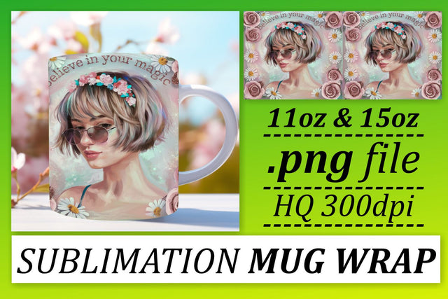 Versatile mug wrap designs, perfect for any celebration! , Woman Sublimation afrosvg 