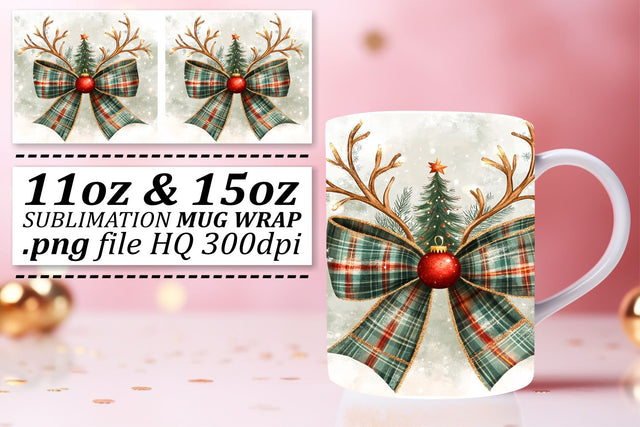 Versatile mug wrap designs, perfect for any celebration! , Xmas Sublimation afrosvg 