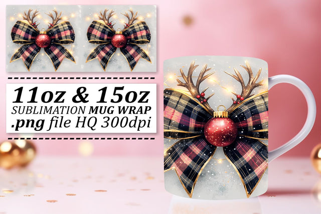 Versatile mug wrap templates, perfect for crafting! , Xmas Sublimation afrosvg 