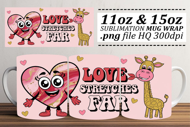 Versatile mug wraps, great for any crafting enthusiast! , Valentines Sublimation afrosvg 