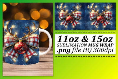Versatile mug wraps, great for any crafting enthusiast! , Xmas Sublimation afrosvg 
