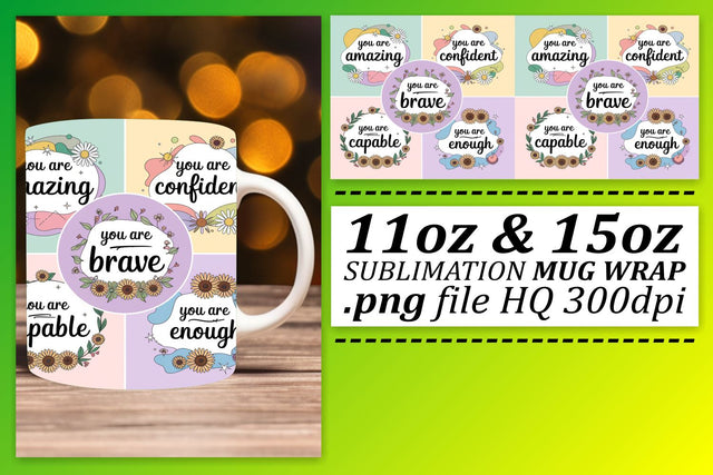Versatile mug wraps, great for any occasion! , Quote Sublimation afrosvg 