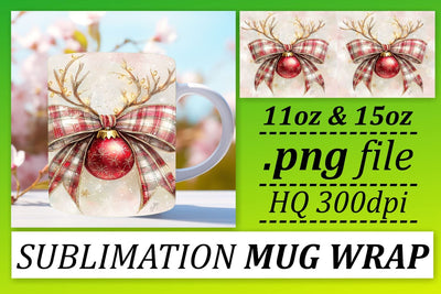 Versatile mug wraps, great for any occasion! , Xmas Sublimation afrosvg 