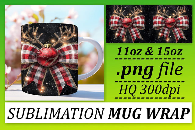 Versatile mug wraps, great for any occasion! , Xmas Sublimation afrosvg 