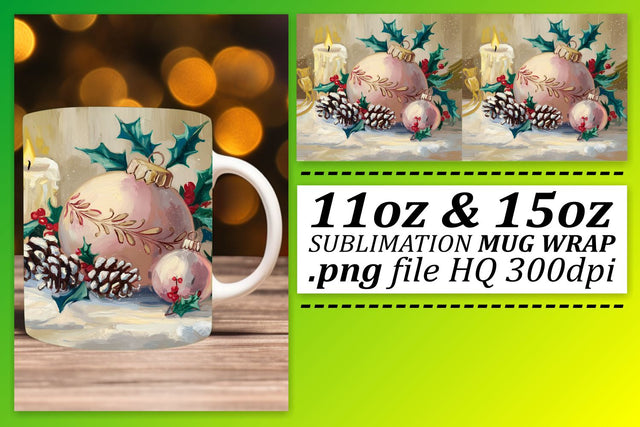 Versatile PNG mug wraps, perfect for any style! , Christmas Sublimation afrosvg 