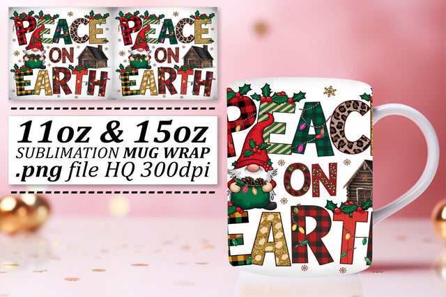 Versatile PNG mug wraps, perfect for any style! , Gnomes Sublimation afrosvg 