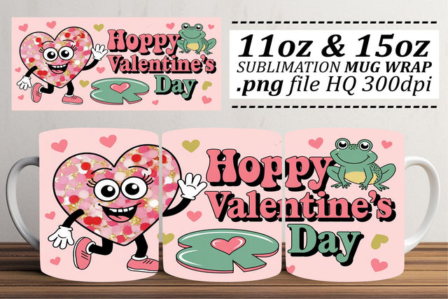 Versatile PNG mug wraps, perfect for any style! , Valentines Sublimation afrosvg 
