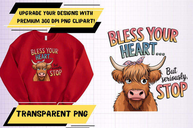 Versatile PNG templates, for sublimation work , Funny Cow Sublimation HoodArtCraft 