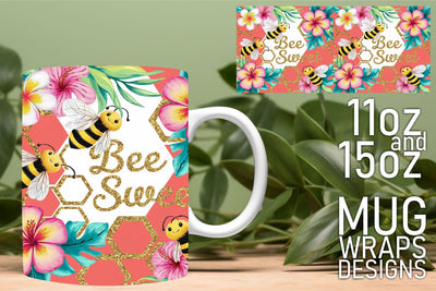 Versatile PNG wraps, elevate your mug crafting skills! , Bee Sublimation HoodArtCraft 