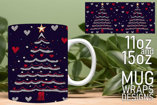 Versatile templates for sublimation, create unique mugs! , Holiday Sublimation HoodArtCraft 