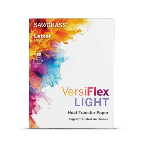 VersiFlex Light Decorating Paper For Sawgrass VersiFlex Printer Systems Physical Craft Express Sawgrass VersiFlex Light Media - 8.5 x 11 - 50 Sheets 