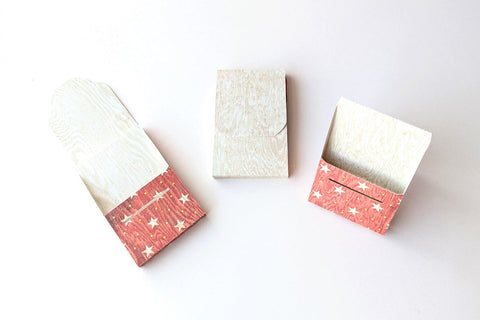 Vertical Business Card Holder SVG & PDF Design 3D Paper Risa Rocks It 