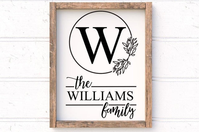 Vertical Monogram SVG SVG Ikonart Design Shop 