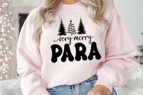 Very Merry Para SVG I Christmas Para Shirt SVG I Coworkers SVG Happy Printables Club 