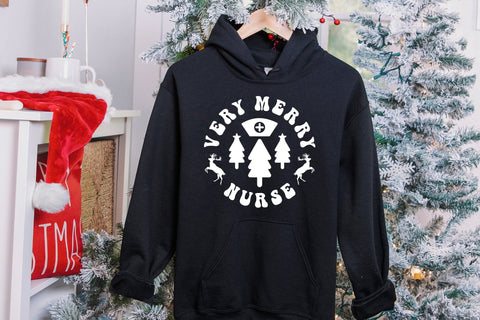 Very Mery Nurse | Christmas SVG Design SVG CraftLabSVG 
